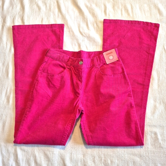 Gymboree girls size 12 pink corduroy bottom flare leg, Candy Shoppe line NWT - Picture 2 of 10